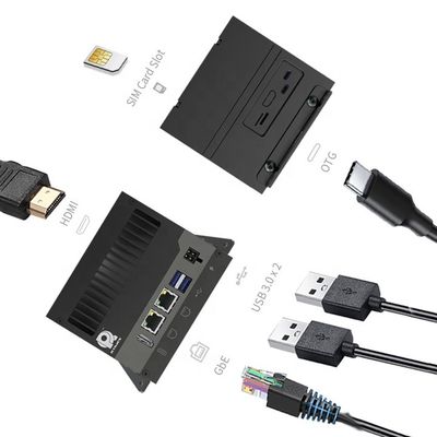 Jetson AGX Xavier Developer Kit en Feiyun Smart Box RTSS-X508 Stroominvoer 9V 20V DC