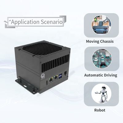 Jetson AGX Xavier Developer Kit en Feiyun Smart Box RTSS-X508 Stroominvoer 9V 20V DC