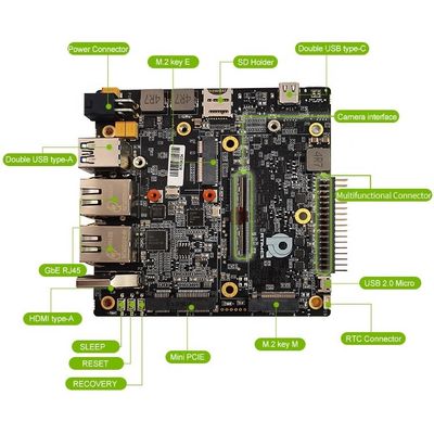 RTSO-1001 AGX Xavier Industrial Carrier Board Power Input 9V tot 20V Series Jetson AGX Orin