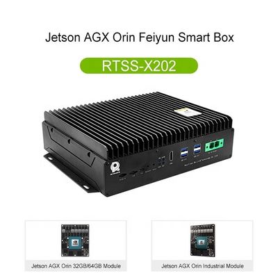 Conductiewarmteverwijdering Jetson AGX Orin 32 GB module SATA Smart Box RTSS-X202-SATA