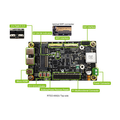 Officiële Elite Jetson TX2 Series Carrier Board RTSO-9002U voor TX2/TX2i/TX2 4GB