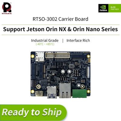 Realtime AI Artificial Intelligence Module Orin Nano/Orin NX Module Development Board RTSO-3002 Industrial Carrier Board